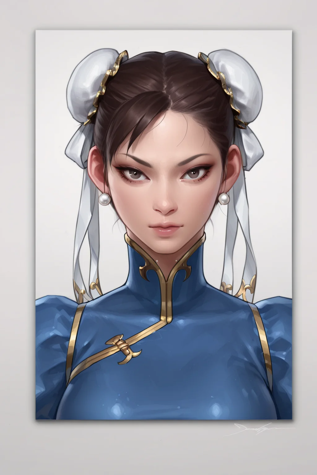 {{masterpiece,best quality,amazing quality,absurdres}},
BREAK
1girl, solo, portrait, upper body, looking at viewer, chun li, breasts
<lora:Jeehyung_Lee_Style:1>