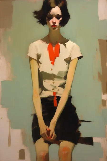 <lora:Euan Uglow Style:1>Euan Uglow Style - Art in the style of Michael Carson