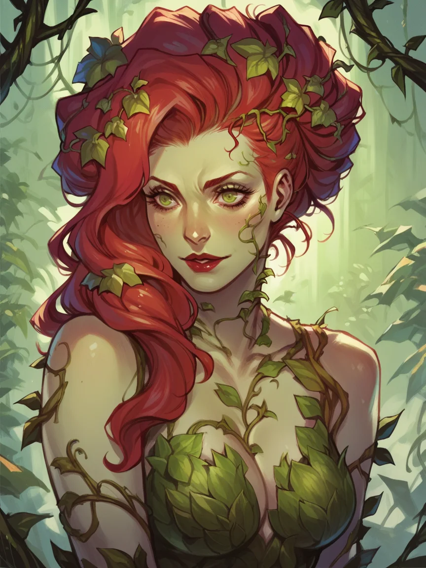 score_9, score_8_up, score_7_up, score_6_up,   <lora:1vyXLP:1> 1vy, 1girl, poison ivy,