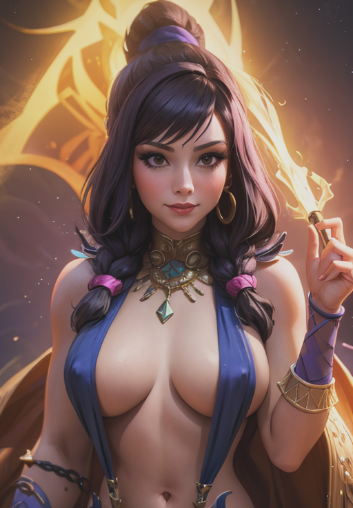 <lora:smite_morrigan:0.8>, smite_morrigan, smirk, portrait,, (magical, magnificent, masterpiece:1.3)