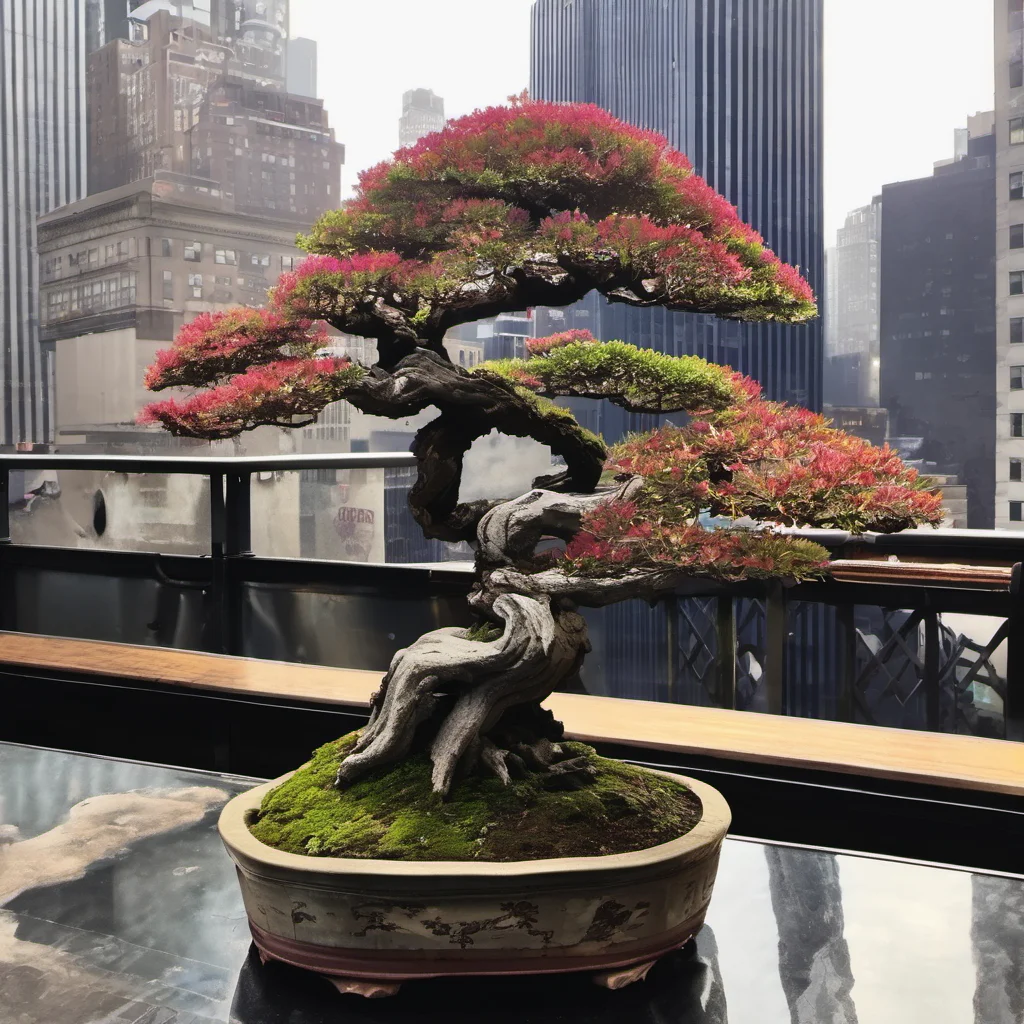 cool bonsai,in the New York City,