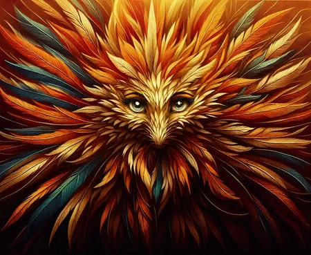 <lora:Cleopatra1970_pony_v1:1> a frame from "cleopatra \(1970\)",    no humans,sunburst,sunburst background,rising sun flag <lora:Varos_-_Feathers_Style_:1> feathers, f347h3r, eye eyelashes, score_9, score_6_up, score_7_up