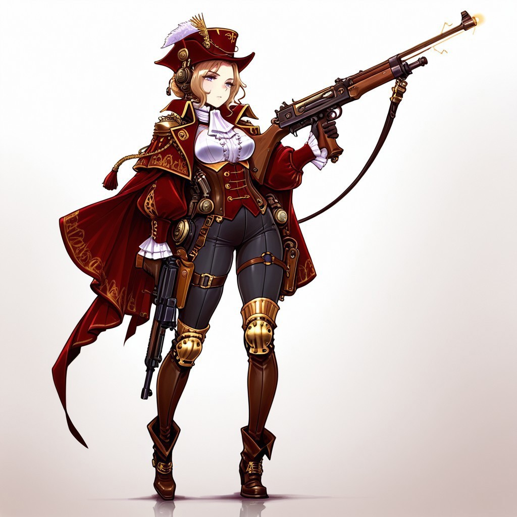 18cera, napoleonera, victorianera, ww1era, amazing quality, masterpiece, great quality, high detail, hdr, high definition, simple background, white background, object, thompson submachine gun, coil gun, electromagnetic weapon, steampunk aesthetic, weapon, kinetic weapon
<lora:RavenScript :1>