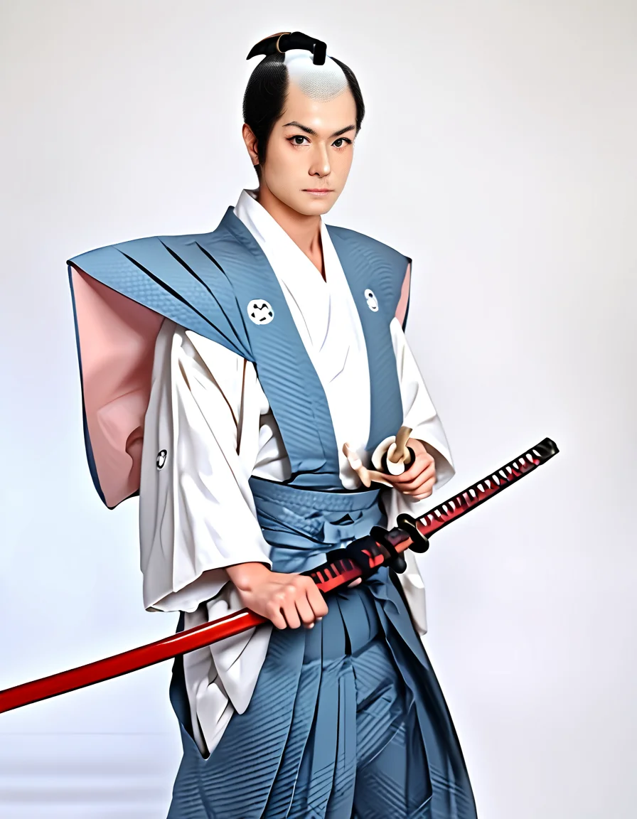 score_9, score_8_up, score_7_up, source_real,realistic, photorealistic, BREAK <lora:detailed_notrigger:0.7> <lora:zy_Detailed_Backgrounds_v1:1> extremely detailed, detailed background,
Kamisimo, weapon, sword, solo, 1boy, japanese clothes, male focus, katana, realistic, black hair, sheath, hakama, kimono, samurai, holding, hakama skirt, <lora:BDpony_Kamisimo_V1-8610:0.9>