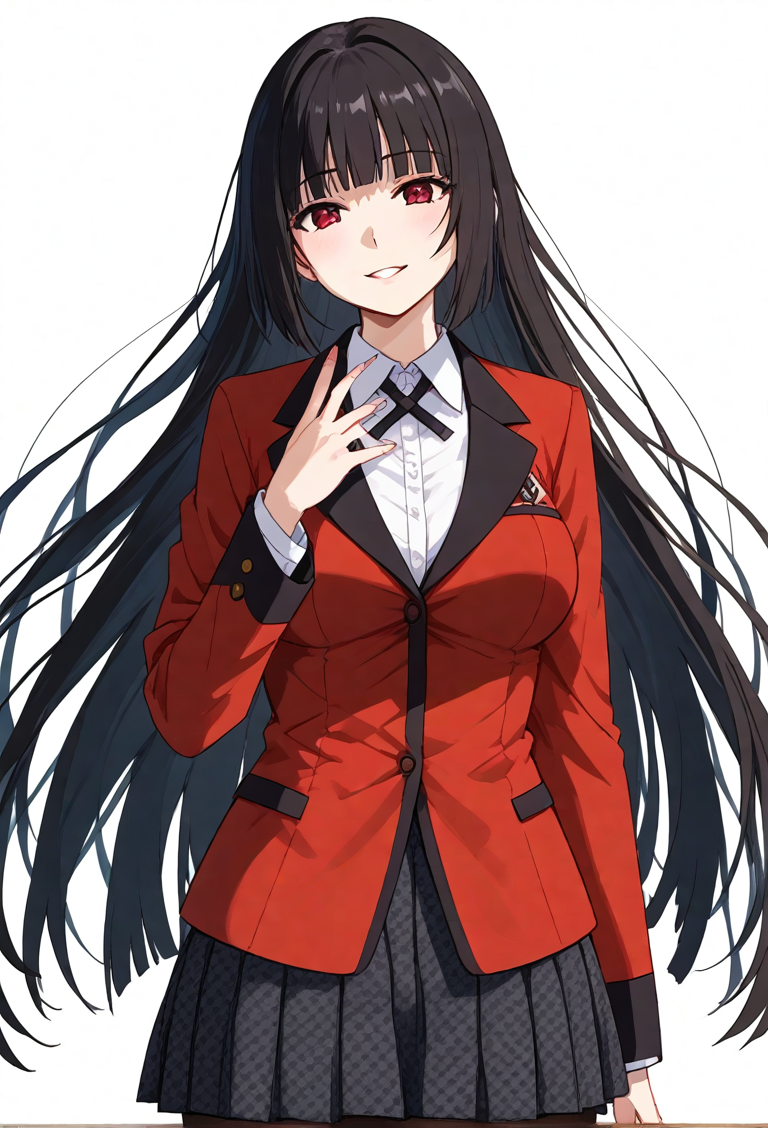 <lora:jabami_yumeko,_XL_pony_v1:1>jabami yumeko, school uniform,, BREAK score_9, score_8_up, score_7_up, BREAK  source_anime, best quality, masterpiece,uncensored,  <lora:Hyper-SDXL-4steps-lora:1>, zPDXL