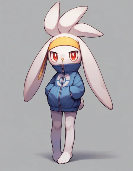 score_9, score_8_up, score_7_up, score_6_up, score_5_up, score_4_up, 1girl, full body, solo,
<lora:Raboot_v0-3:0.8> raboot, pokemon \(creature\), white fur, droopy ears, yellow hairband, rabbit ears, rabbit tail, red eyes, looking at viewer,
no shoes,