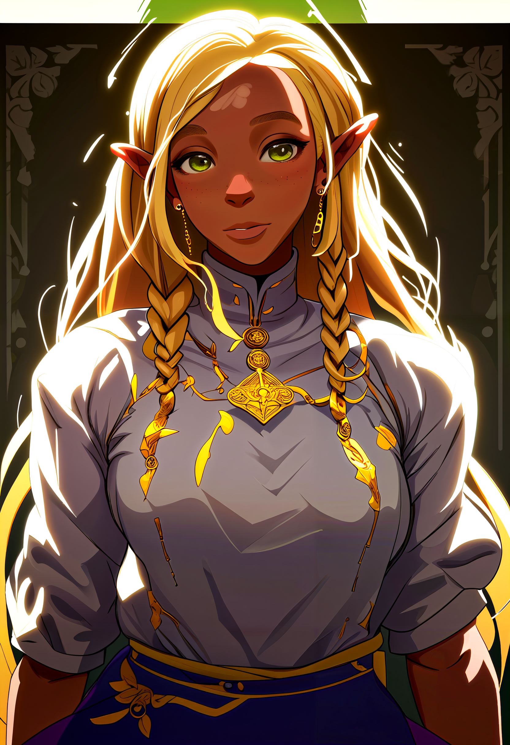 1girl, Marcille Zelda, solo