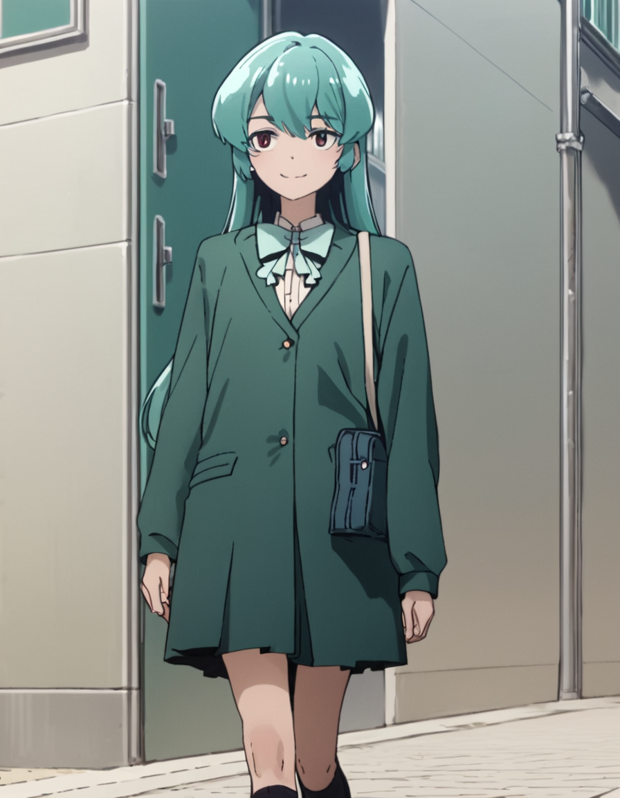 score_9, score_8_up, score_7_up, score_6_up, score_5_up, score_4_up, source_anime,  Sayo, solo , school uniform, walking, smile