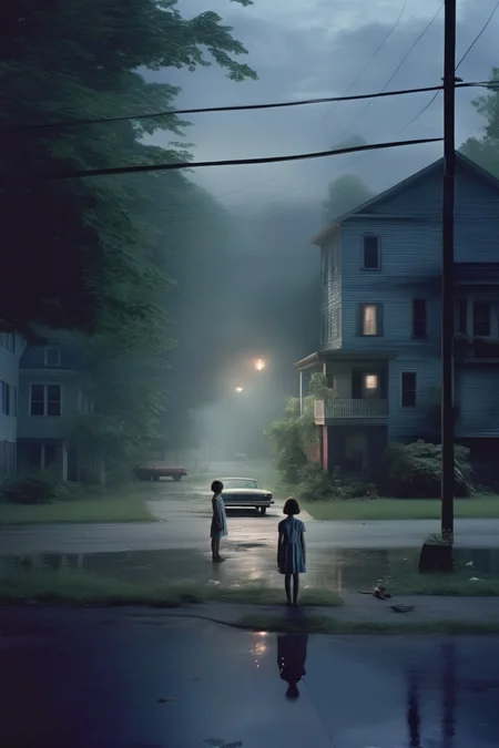 <lora:Gregory Crewdson Style:1>Gregory Crewdson Style - a creepy photo in the style of gregory crewdson