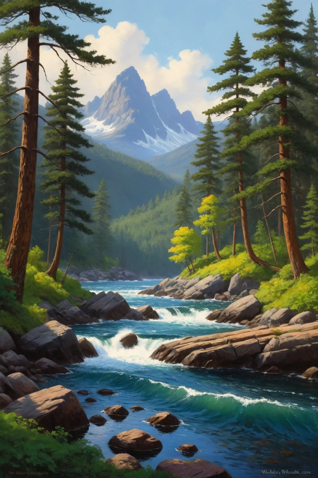 digital painting <lora:digital_painting_laxpeint:0.75> by Winslow Homer and Ted Nasmith in the style of Peter Sculthorpe , vibrant dream <lora:vibrant_dream:2.00>