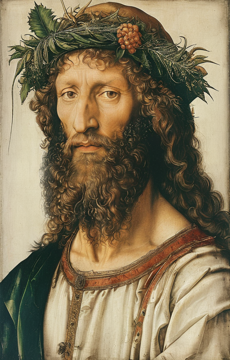 masterpiece,best quality,<lora:tbh183-sdxl:0.8>,illustration,style of Albrecht Durer, portrait of noble man
