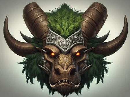 druidic beast head <lora:LoromXL_Druidic_Naturalism_v1:0.1>
