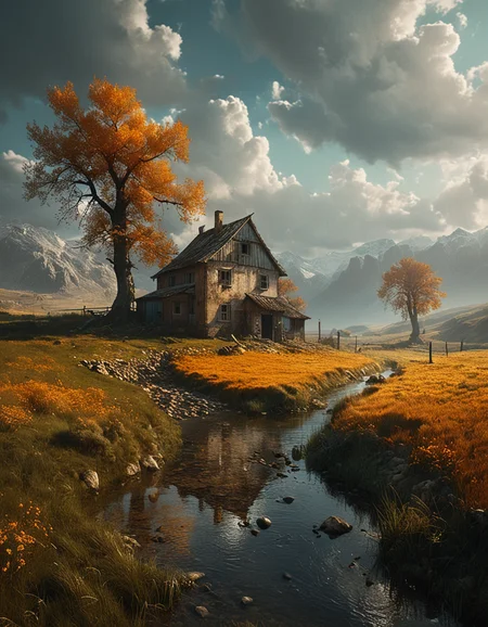 a beautiful countryside, inspired by Michal Karcz