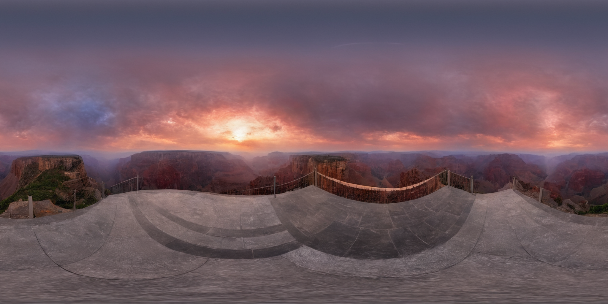 360panorama,Centered Horizon,No seams,<lora:HMSGXL_epoch_9:1>,A Sun,HDR,perfect anatomy,highly detailed,colossal canyon that is shrouded in mystic fog (natural:1.4) aura wild force,sunset,mystical sky,glowing,dazzling,shine,translucent,evil aura,RedGlitter,swirling ink,zavy-chnsdrgn,SK_Fantasy,<lora:åå½±XL:1>,
