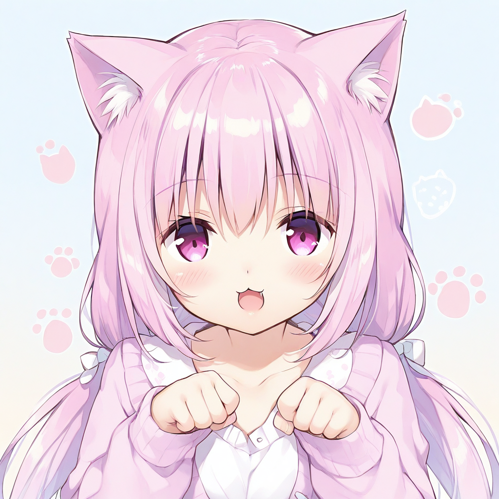 masterpiece, best quality, full body, catgirl, beautiful detailed anime eyes, highly detailed hands and fingers, detailed feet and toes, anatomically correct body, perfect proportions, girl, pose, smooth shading, clean lineart, soft lighting, game cg, anime style