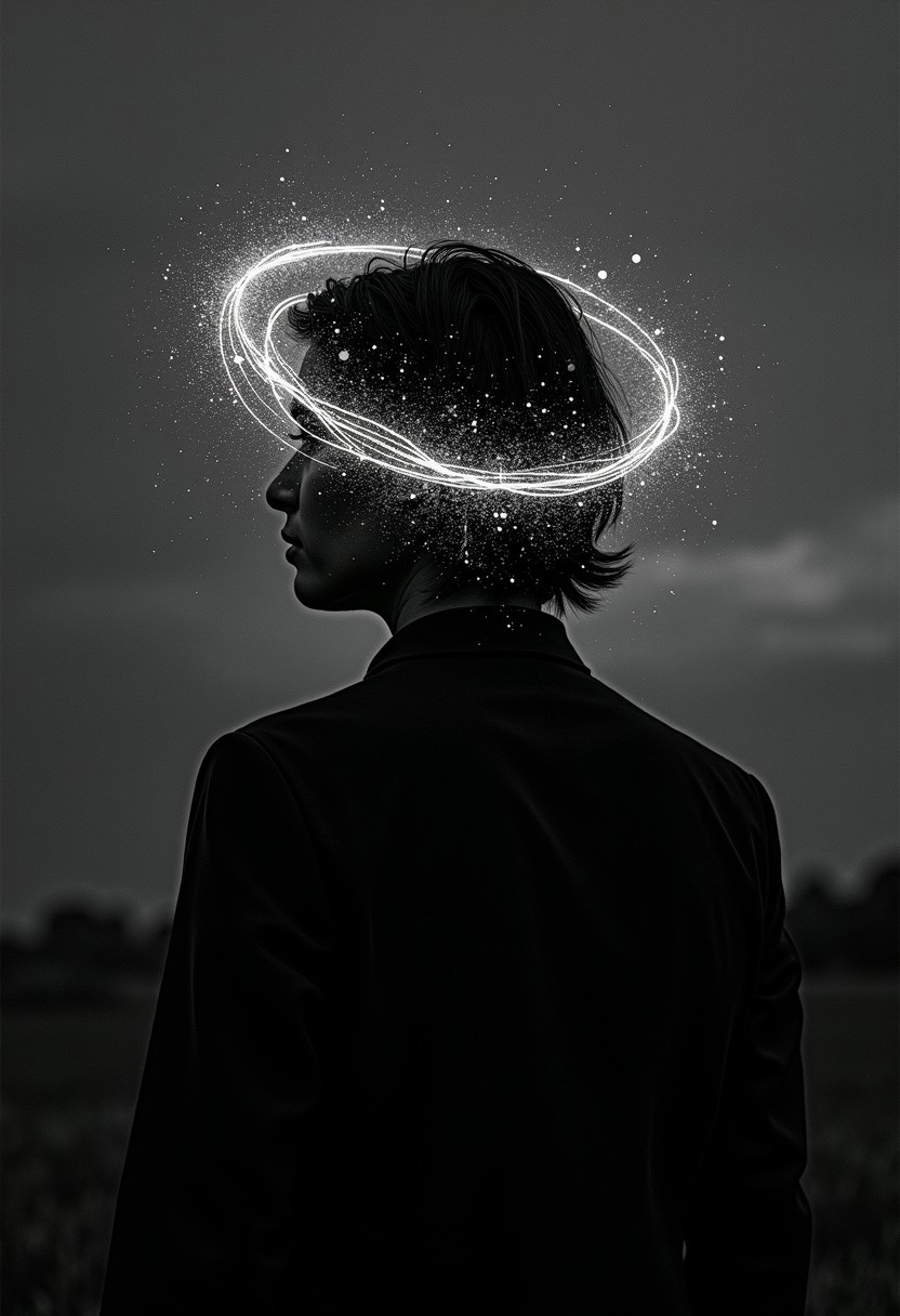 DB4RZ style painting, (DB4RZ style painting, person with head replaced by an corrupted digital glitch effect,)Completely The world of the Lord of the Rings, pure black, detailed, but the Lord of the Rings of life are rising, FastNegativeV2, ral-dissolve, (Light Trails Photography by Aaron Siskind and Farah Mahbub:1.2), award winning, hantu berang-berang, (aesthetic of land art with evolving atmosphere:0.5), procedural sky, crisp details, iconoclastic supreme masterpiece with high-quality details, (amber and crimson colors:0.1), <lora:MJ52:0.5> amazing quality, masterpiece, best quality, hyper detailed, ultra detailed, UHD, perfect anatomy,(crowning achievement by Pl Szinyei Merse and Marie Howet:1.2), silhouette dazzling light, enigmatic andmenacing and overwhelming atmosphere, (high-spirited quinacridone red and mustardyellow colors:0.1), raw details, complete sharpness, blurred background, <lora:xl_more_art-full_v1:0.5> <lora:NicolaSamori:0.2> nicola samori <lora:grimoire_noir:0.8> grimoire_noir