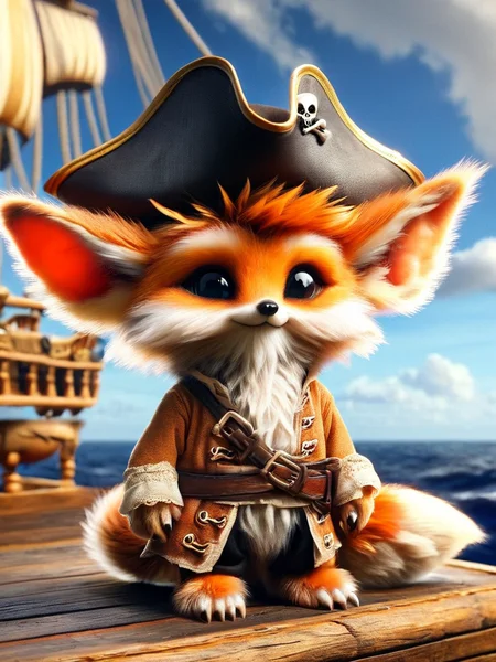 fur pirates, fox <lora:furpirate-000004:0.9>
