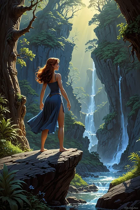 by Glen Keane and Ted Nasmith in the style of Svetlin Yosifov and Glen Keane
