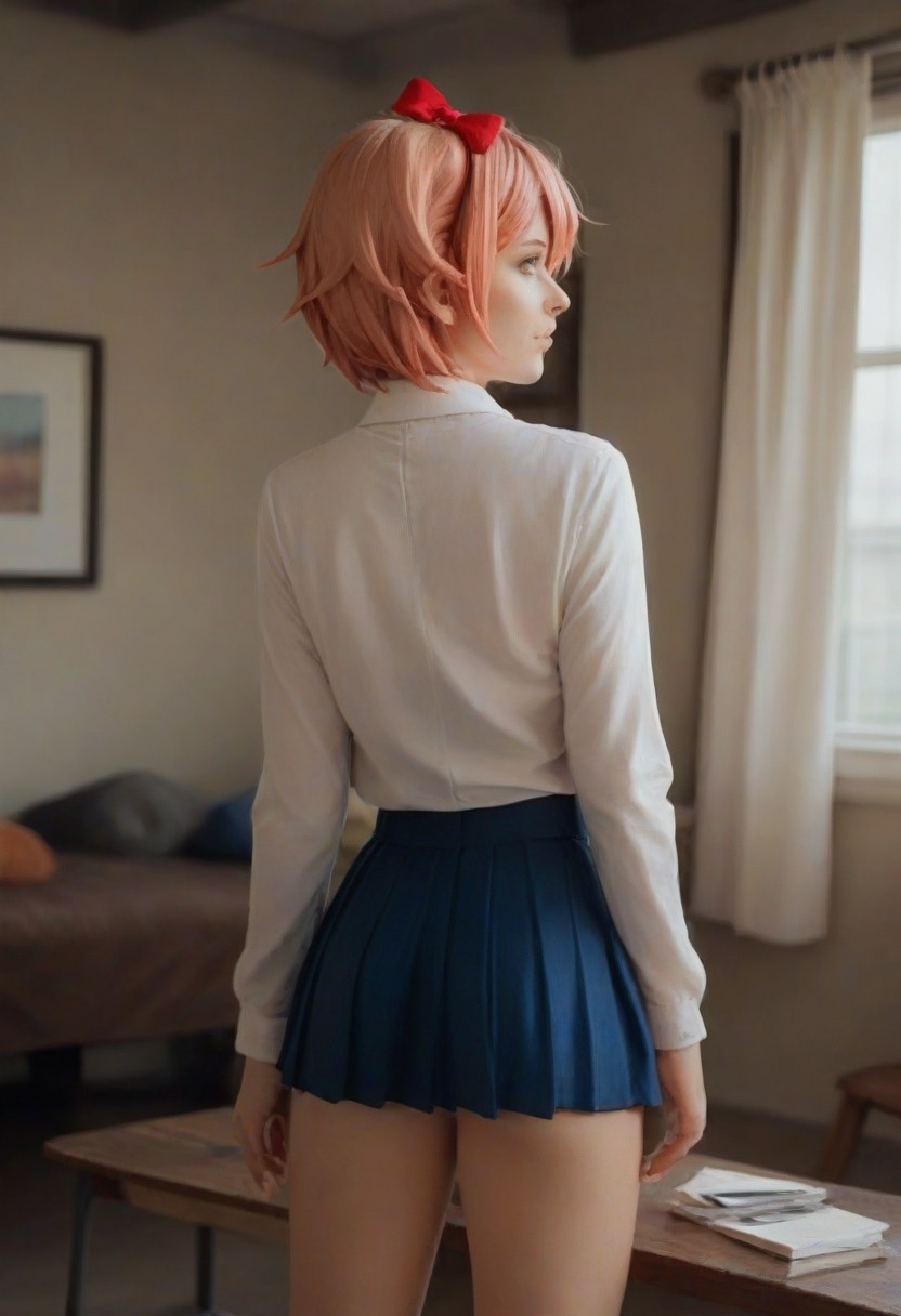 score_9, score_8_up, score_7_up, realistic, SAYORI (DOKI DOKI LITERATURE CLUB)