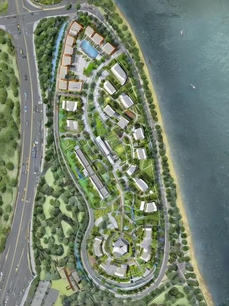 <lora:JJsSitePlan_XL:1>, ((Site Plan)), (masterpiece),(high quality), best quality, epic realistic,,(realistic), super detailed, (full detail),(4k),8k,scenery, , tree, river, road,car,parking slot, park, , no shadow, cinematic, hdr,