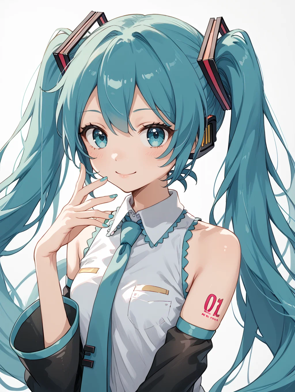 score_9, score_8_up, score_7_up,source_anime,BREAK,
light smile, hatsune_miku, <lora:hatsune_miku:1>