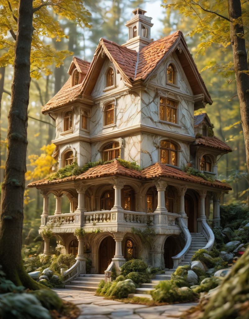 <lora:MarbleCastaluminumWorldXL:1> (house in the woods MarbleCastaluminumWorld )((Photo Focus, DOF, Aperture, insanely detailed and intricate, character, hypermaximalist, hyper realistic, super detailed,))  (smile at viewer:1.3)