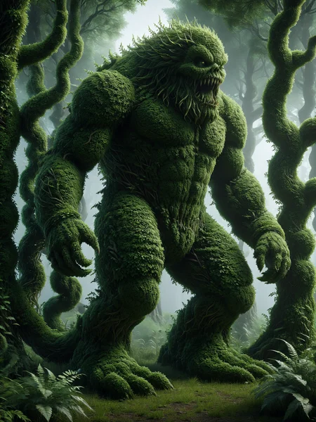 mad-hecke monster in the forest <lora:Hedge_Row_SDXL:1.0>, (masterpiece:1.2), best quality, (hyperdetailed, highest detailed:1.2), high resolution textures