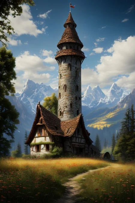 realistic analog photo, award winning photo,
fantfa, background, mountain, trees, foreground, field, house, farm, farmland, witow, a wizard tower, blue sky
high-quality, crisp, sharp, professional-grade, high-resolution, fine detail, accurate colors, low noise, fast shutter speed, wide dynamic range, precise focus, RAW, highres, 8k, uhd, High Dynamic Range, tonemapping, crisp details,
