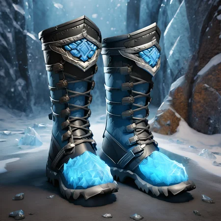 boots,(frozen),
4k,realistic,phograph,black background,simple background,game icon,<lora:game_icon_diablo_style:0.85>,