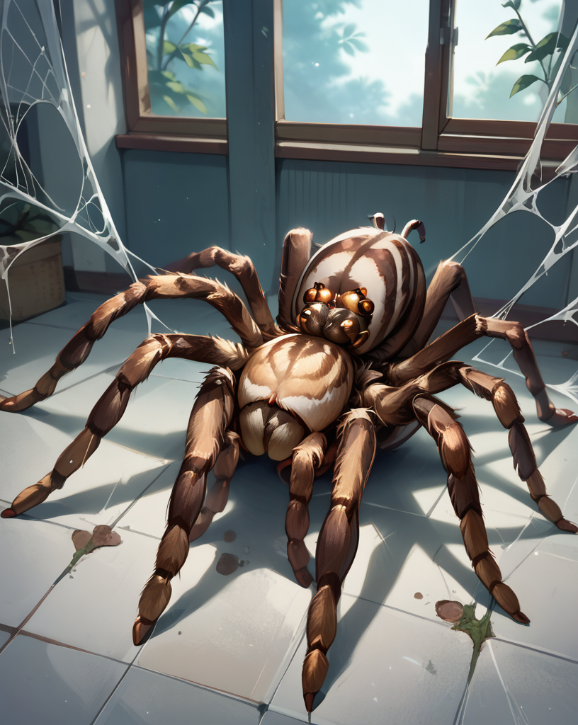 score_9, score_8_up, score_7_up,   spider,  insect <lora:Spidersexv5-000040:1>