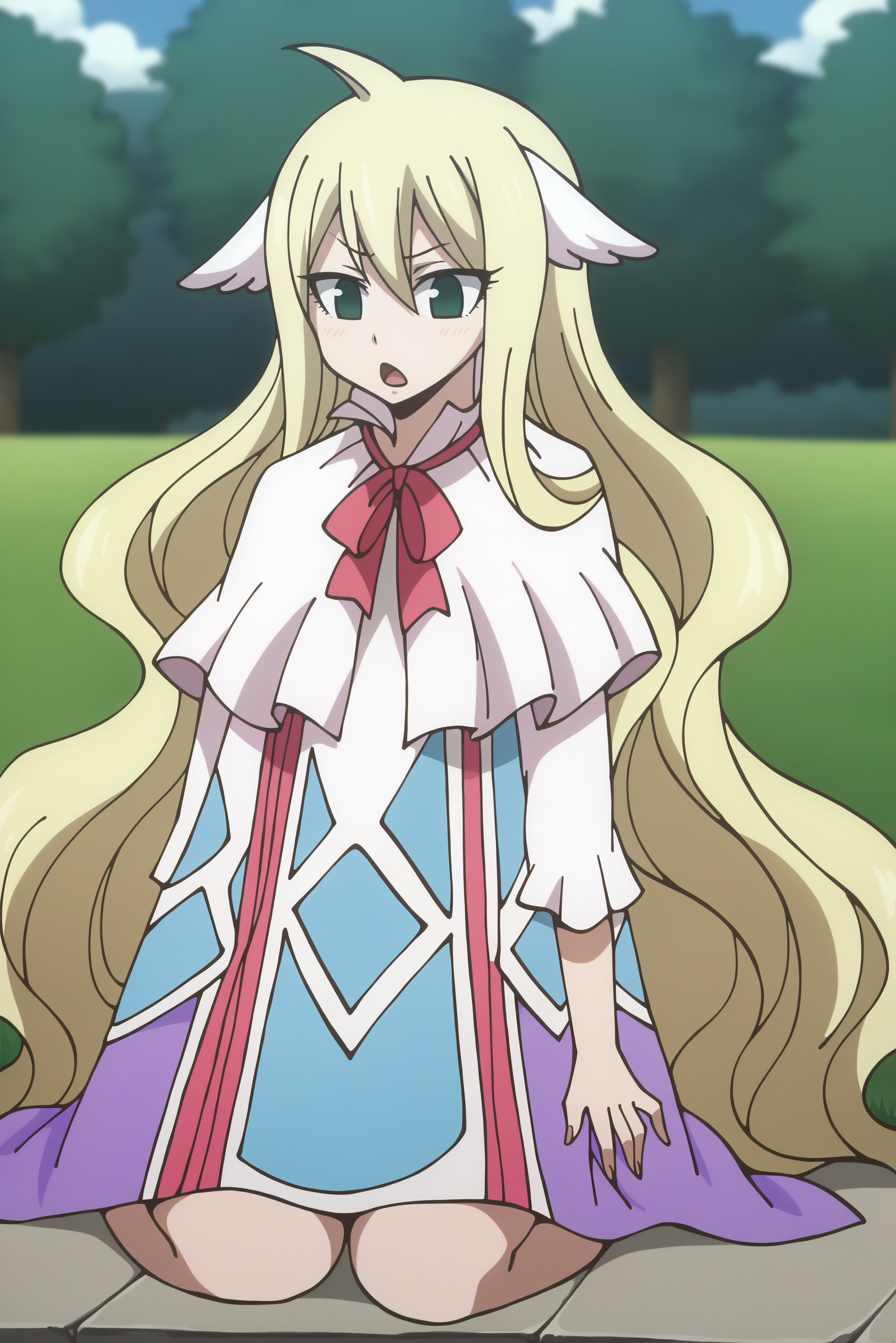 Mavis Vermillion <lora:Fairy_Tail-Mavis_Vermillion-PDXL:0.8>