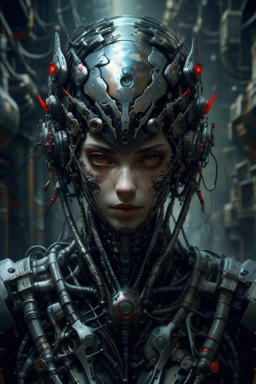 sci-fi style masterpiece,complex detailed,best quality,hdr,1person semi-biomechanical female alien,red,sophisticated high-end luxurious,white and black colors,<lora:Concept_-_CyberWorld_v1.1:0.5>,cyber,cyberworld,<lora:cyberhelmetv0.7:0.5>,Cyberhelmet,helmet,cyberpunk,futuristic,technological,alien worlds,space themes,advanced civilizations,
<lora:Concept_-_Hella-sthetic_v2:0.7>,, intricate, elegant, highly detailed, symmetry, magical atmosphere, sharp focus, majestic, very coherent, radiant, advanced, cinematic, artistic, fine detail, winning, beautiful, stunning, dramatic light, designed, rich deep colors, perfect professional background, ambient, tailored set composition