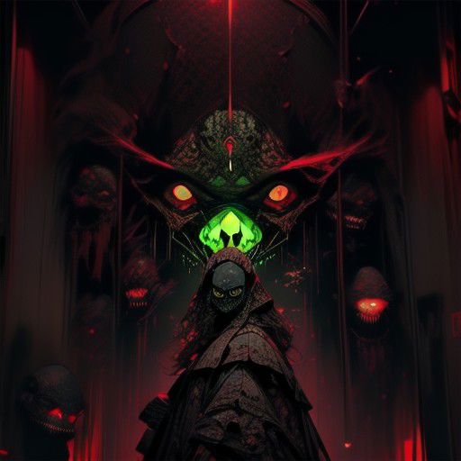 Ghoul, terrifying, grotesque, bone chilling, scary, horrorcore, ghoulcore, intricate background, hyperdetailed, photorealistic, dramatic lighting, inspired by pinterest art