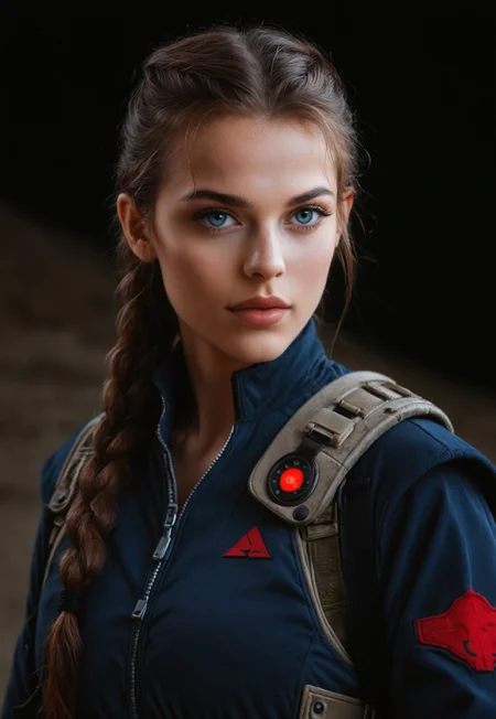safe_pos, score_9, score_8_up, score_7_up, score_6_up, 1girl, solo, futuristic space marine, advanced power armor, plasma rifle, long braided hair, realistic, cinematic angle, cinematic lighting, athletic body, focused face, glowing blue eyes, combat pose
BREAK
fighting on an alien planet
BREAK
source_sci-fi_art, rating_explicit, expressive, full body, dynamic pose
BREAK
detailed beautiful background, extraterrestrial landscape, strange flora, alien creatures, distant galaxies, otherworldly atmosphere
<lora:Expressive_H:0.6>Expressiveh, (SimplepositiveXLv1:1.3), (((upper body, full clothed:1.85)))
((masterpiece))
(ultra realistic, 32k, masterpiece:1.2), (high detailed skin:1.1), (high quality:1.1)
(((full clothed)))
<lora:DandonFuga_Style_v.2_-_Pony:0.8>
(8k uhd:1,4)
<lora:add-detail-xl:1>
<lora:Dynamic Poses:1>