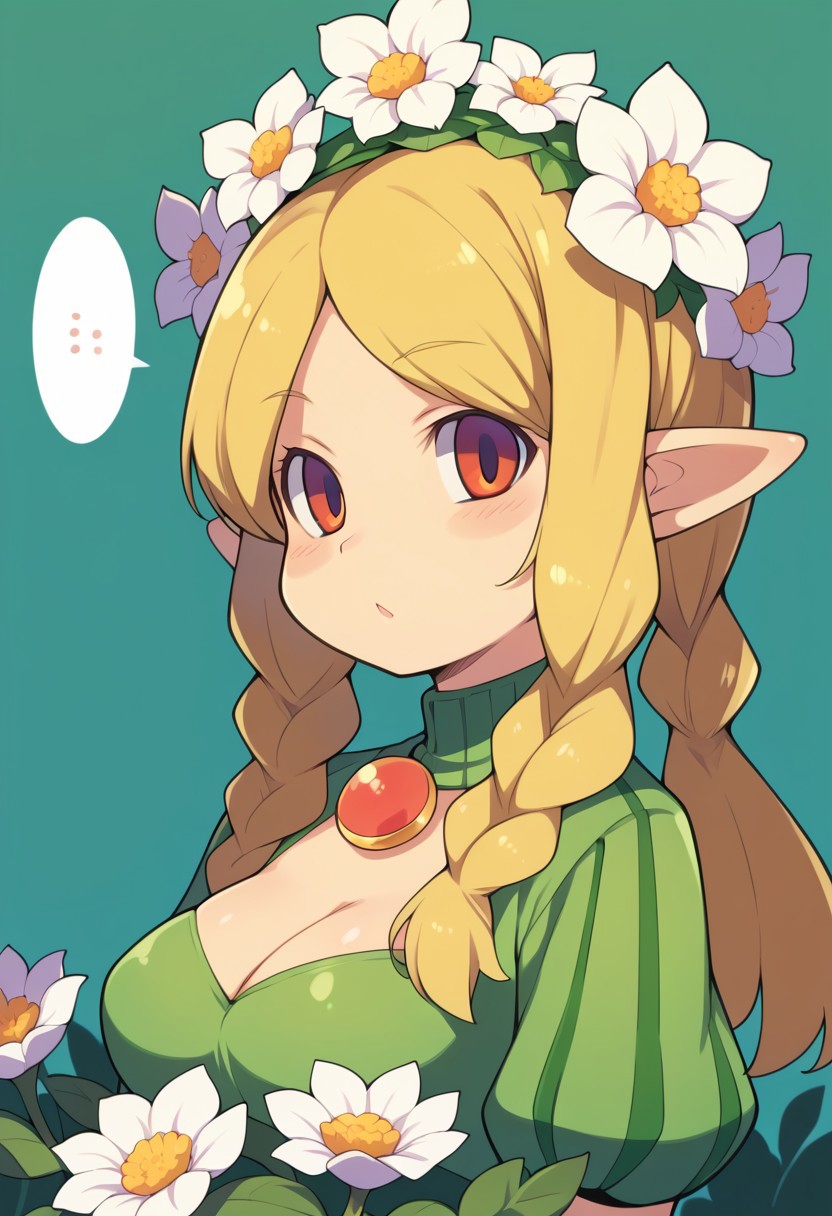(zPDXL3),
(zPDXLxxx),
simple background, 
1girl (mercedes) <lora:mercedes-PD-1.0:1>, 
mercedes, 
flowers, 
thoughtful, 
cute, 
lily pad, 
side view, 
bust up,