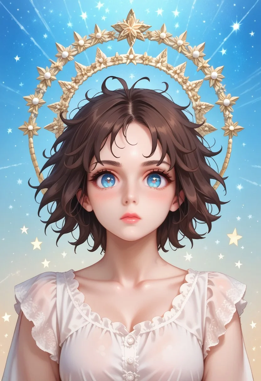 score_9, score_8_up, score_7_up,
masterpiece, best quality, detailed, amazing quality,
detailed background, stars, galaxy,
detailed eyes, clean eyes,
dynamic pose, blush,
easynegative,
slutty_m3l0dy, pale skin, short hair, blue eyes, dark brown hair, messy hair, curvy,
h3l0cr0wn, headwear