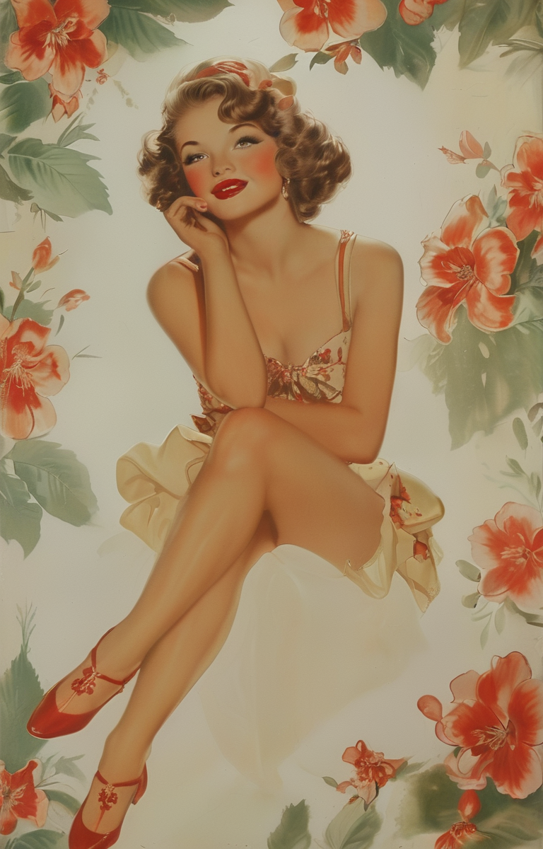 masterpiece,best quality,<lora:tbh208-sdxl:0.9>,illustration,style of Alberto Vargas animals
