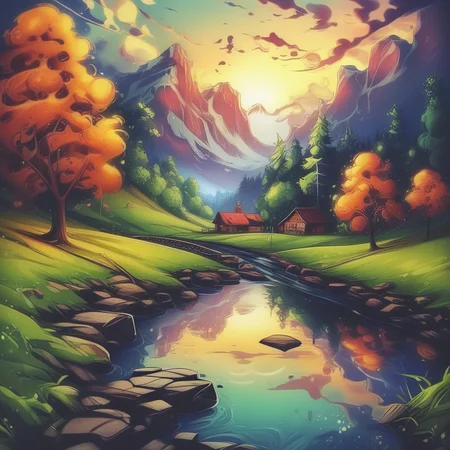 Beautiful Landscape, ArsStyleStyle