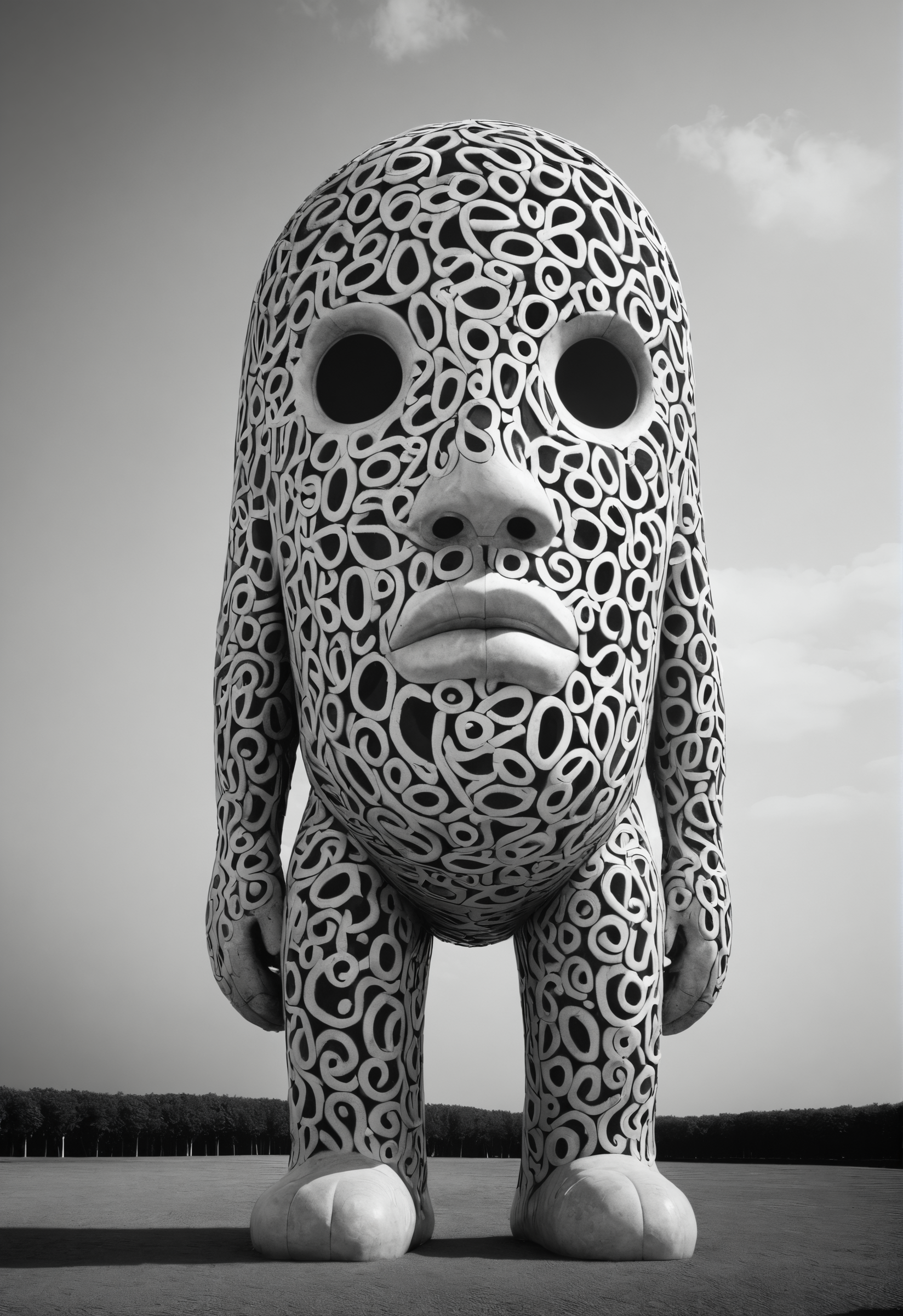 monster,Alex Howitt,Jaume Plensa,front view, <lora:add-detail-xl:1>