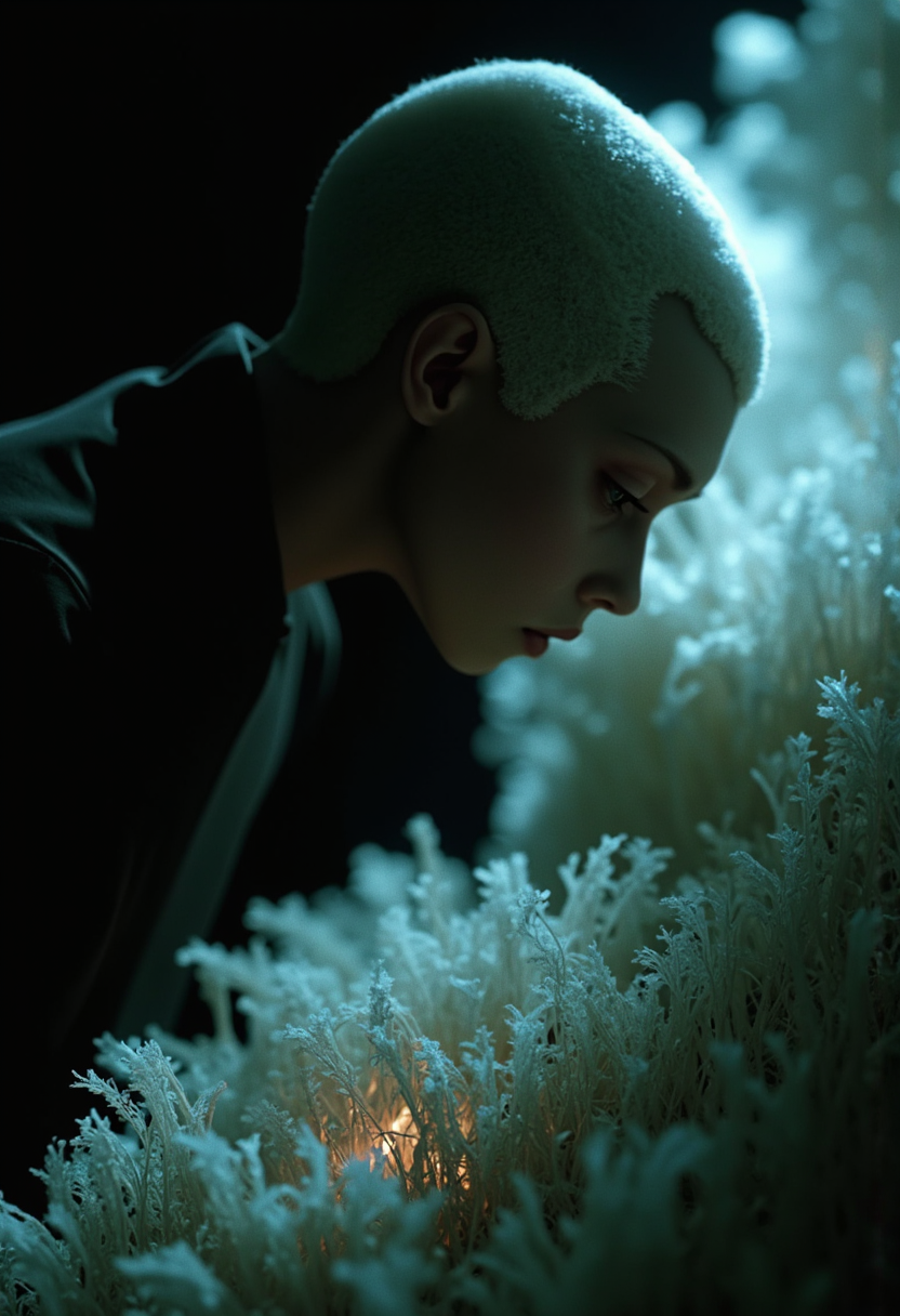 woman, white cropped hair, cinematic film still single-celled organisms under a microscope, dark epic realistic, rim light . shallow depth of field, vignette, highly detailed, high budget, bokeh, cinemascope, moody, epic, gorgeous, film grain, grainy . 
 , 

,  Otherworldly atmosphere. aidmamj6.1
(Depth of field), low saturation,detail. mythp0rt Stylish, charismatic.c.


(Depth of field),,detail. mythp0rt Stylish, charismatic. ,.
<lora:domiswaunfluxmini:1>


,  Otherworldly atmosphere. aidmamj6.1
(Depth of field), low saturation,detail. mythp0rt, Stylish, charismatic.c., gentle highlight diffusion, muted reflections, dark background, towering impossibly tall illithid mind flayer, elongated shadow stretching toward unseen sinister presence, slender otherworldly form, faint flickering streetlight glow,  malevolent intelligence, foreboding dread,  soft refractions, ambient effects, mysterious ominous mood,, ne0nfant4sy, jitostyle, R3alisticF, . . .UNI_SCI_FI_CORE.
.. 

with rays of sunlight breaking through the hazy atmosphere. a masterpiece. mythp0rt, 

 An otherworldly atmosphere.
(Depth of field), low saturation, detail. mythical, stylish, charismatic. ,
, masterpiece, ,Image quality, , CPA,
UNI_SCI_FI_CORE.
,.

