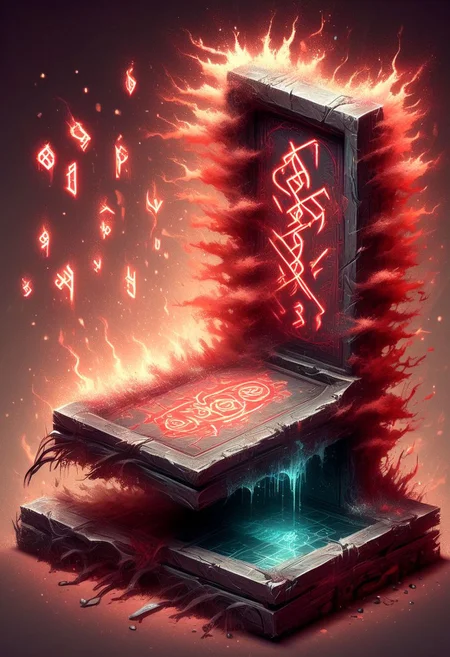 (heavy fire on the background:1.3), water, reflections, wind, damage paper, drowning, fire in the background, home, red fog,
emergency countermeasures, scorching weather, synthwave,
curved trees, fireflies, complex background, intricate details,
suthin tones, hyperdetailed, muted colors, <lora:ral-dissolve:1>, ral-dissolve, <lora:Isometric Cutaway:1>, Isometric Cutaway page, <lora:Flashfire_Glowing_Runes:1>, Flashfire glowing runes, front and back,