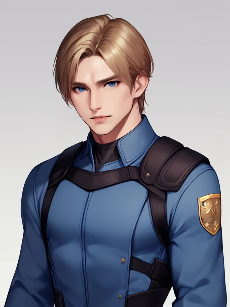 score_9, score_8_up,score_7_up,Source_anime,1boy,leon s. kennedy, upper body, <lora:Korean Manhwa Mix:1>