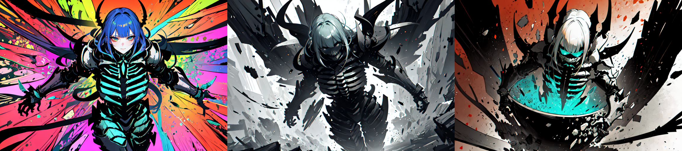 highly insanely detailed, masterpiece, top quality, best quality, highres, 4k, 8k, RAW photo, (very aesthetic, beautiful and aesthetic), 
__lazy-wildcards/cosplay-char/blame/abara-kudou_denji/prompts__, 
<lora:ABARA_KudouDenji_v1:0.8>, 
(1girl:1.3), 
solo focus, 
__lazy-wildcards/dataset/background__,âââ
