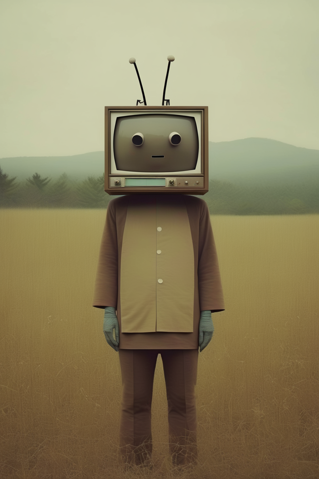 <lora:Christopher Ryan McKenney Style:1>Christopher Ryan McKenney Style - the japanese minimalism retro-television cryptid humanoid