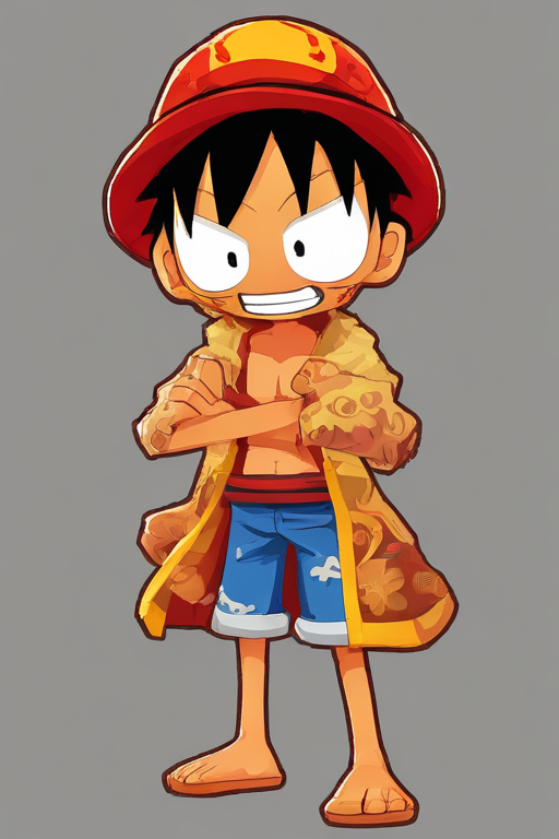 <lora:PE_BTD6Style:1> PEBTD6Style,cartoon,
Luffy, One Piece