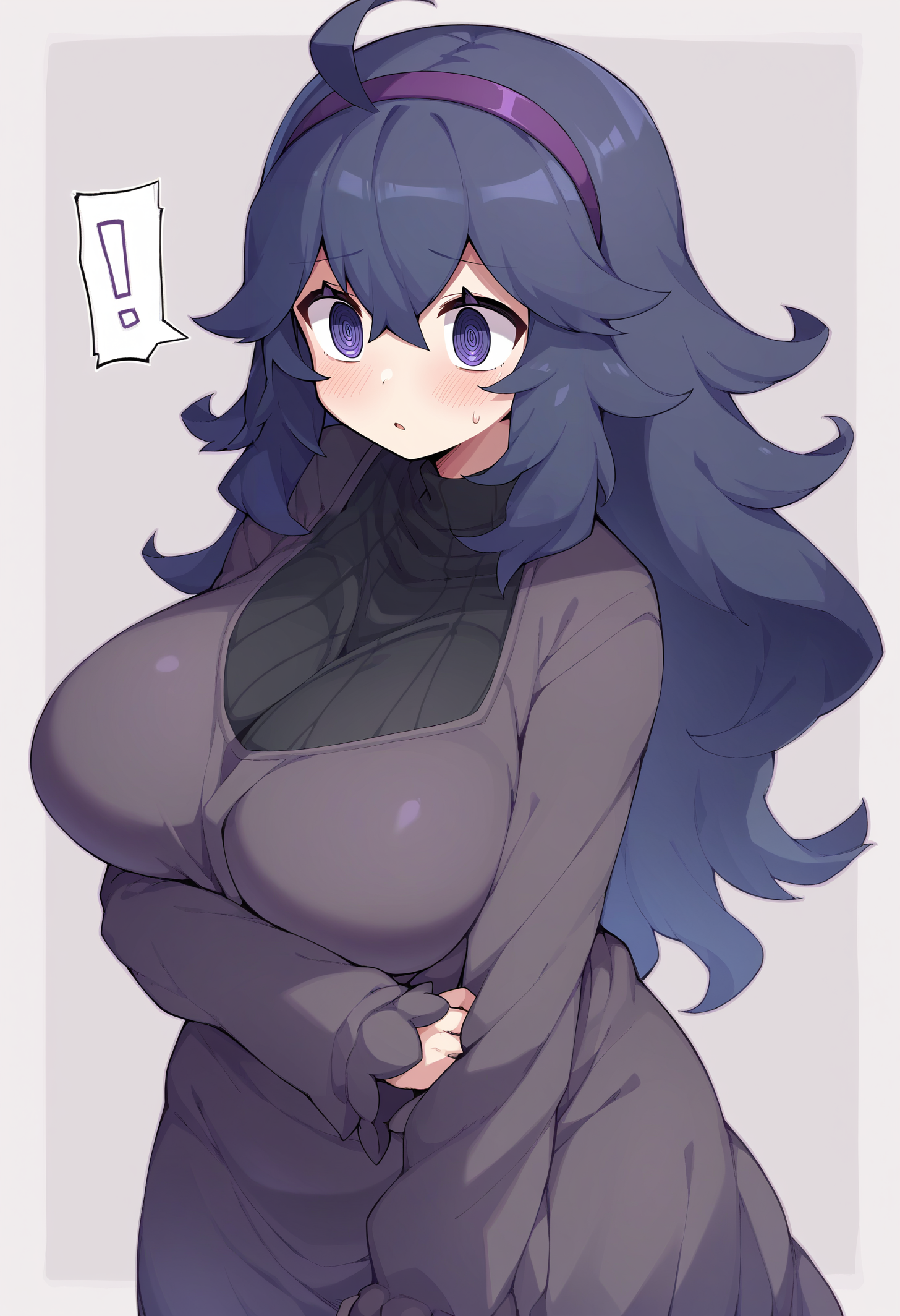 score_9, score_8_up, score_7_up,
BREAK
source_anime,
BREAK
hex_maniac_(pokemon), pokemon, 1girl, purple_eyes, purple_hairband,
shy, blush, long hair, ahoge, @_@, large breasts, long dress, black dress, long sleeves
<lora:Dev_Voxy-v1-PDXL:1>