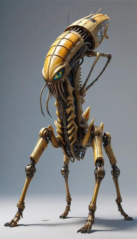 (cel-shading:2)+, (in ARTIST style:1.6), (masterpiece:1.7),Science fiction,
clear image, accurate picture, clear picture, precise image, focused image, Science fiction style,
facehugger from alien movie on mechanical legs, science fiction, aquarium on mechanical legs focus, simple background, mecha
comic style, (ultra sharp focus:2), (thin lines:2),
(best quality:1.8),
<lora:Apparatus_-_Traction_City_Walkers_Vehicles:0.8>,