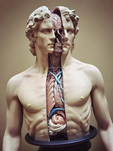 david statue head and body, anatomy inside body<lora:split2:1>, masterpiece, instagram photography