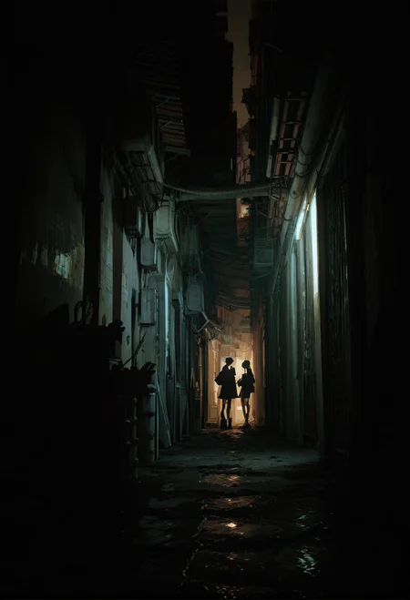 ,ruanyi0924,dark,outdoors,<lora:0924 narrow aisle_v1_pony:1>, score_9, score_8_up, score_7_up, score_6_up, score_9, score_8_up, score_7_up, score_6_up source_anime, blush, 1girl, seduce smile, perfect body , natural huge breasts