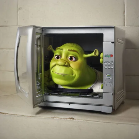 a literal microwave, shrek, green skin
<lora:A_literal_Microwave_PonyXL:1>